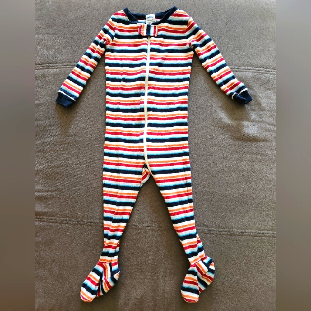Gymboree Stripe Snug Fit Cotton Footed One Piece Sleeper/Pajamas - 12-18M